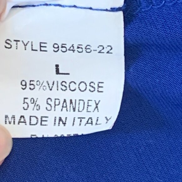 Kate & Mallory Asymmetric Hem Cutout Back Tunic Top Sz L Blue #188H - Picture 9 of 10